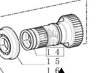 New Holland T7 T6050 TM165 TM155 TM150 TM140 TM145 Koło Zębate 5164739