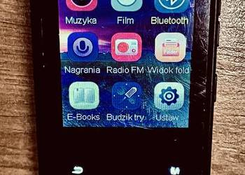 Odtwarzacz MP3 / MP4 AGPTEK M3PL 64GB Bluetooth – Stan Folia przód/tył