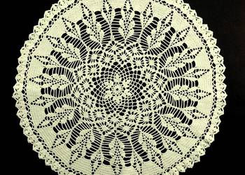 Serwetka szydełkowa ecru 48cm (S109)