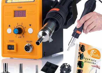 Stacja Lutownicza Hot-Air 858D – 700W, 3 Dysze, 100–500°C