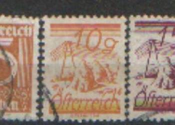 Zn. Austria Mi 448, 51, 5, 6, 61 kas 1925