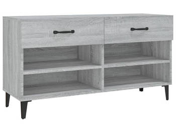 Szafka na buty szary dąb sonoma 102x35x55 cm WM-817571
