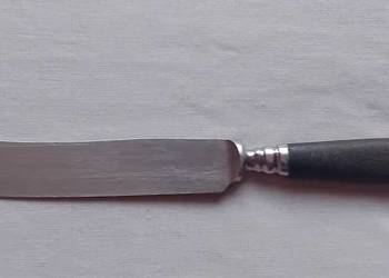 Nóż stołowy Gerlach z bakelitową obsadką. PRL.