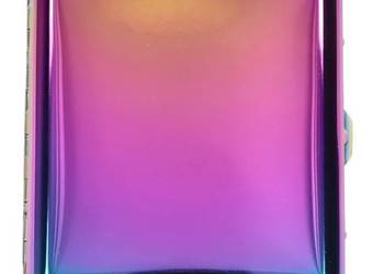 Tęczowa Metalowa Papierośnica Klasyczna Z Blaszkami Na Papierosy Gentelo