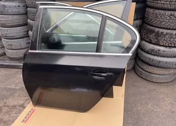 Drzwi lewy tył bmw 5 e60 czarne lewe tylne