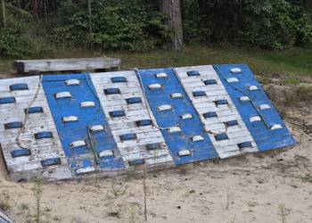 Ścianka wspinaczkowa wspinaczka drewniana 230x100