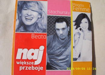 + Najwieksze przeboje--Stachursky, Beata..; plyta CD.  2002 R.