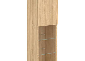 Szafka TV z LED dąb sonoma 305x30x102 cm WM-837019