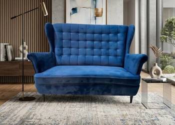 Sofa Uszak Skandynawska 2 Osobowa, Różne Kolory, Dostawa 0zł!