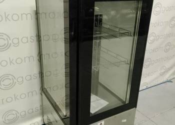 Witryna chłodnicza ekspozycyjna 270 l z oświetleniem LED czarna YG-05064