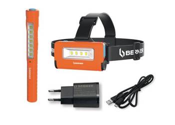 Lampa Czołowa + Pen Light Berner 339200