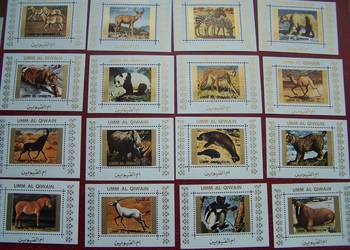 Umm Al Quiwain ZEA MNH 1972  Dzikie Zwierzęta