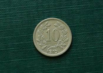 AUSTRIA - 10 halerzy (1915r)