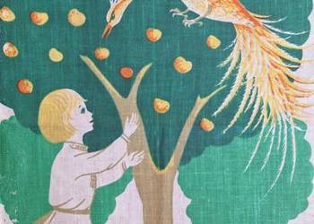 Kilim makata Ivan chłopiec i ognisty ptak sad - na ścianę