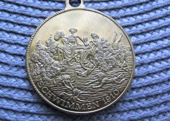 Medal - Pływanie 1910r - 46 mm