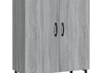 Szafka szary dąb sonoma 70x34x90 cm materiał drewnopochodny WM-817331