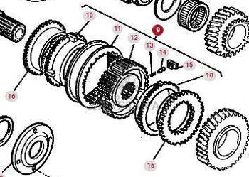 Massey Ferguson 3690 Pierścień Synchronizatora Synchronizator CZĘŚCI 33858…