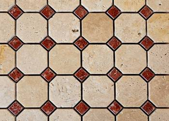 Mozaika kamienna z marmuru TRAWERTYN BEIGE/ALICANTE