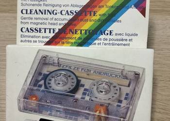 kaseta magnetofonowa czyszcząca  z dawnych czasów - 0ryginalnie zapakowana