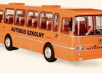 AUTOSAN H9-20 AUTOBUS SZKOLNY MODEL SKALA 1:43 POMARAŃCZOWY DAFFI