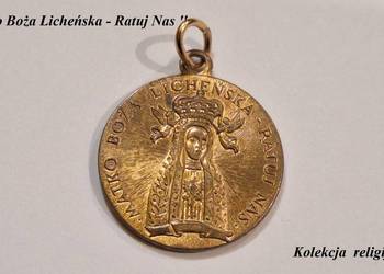 Medalion Matka Boża Licheńska + Orzeł Polski kolekcja unikat
