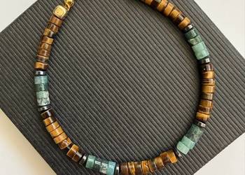 Bransoletka kamień tygrysie oko,hematyt ,awenturyn