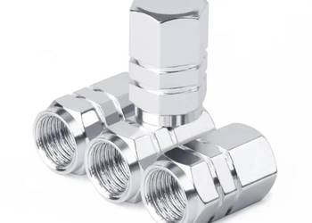 Czapki do opon kapturki na zawory osłony przeciwpyłowe samochodu aluminiowe