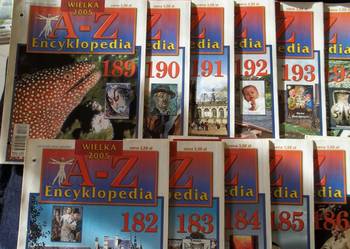 Wielka Encyklopedia od A-Z kilka egzemplarzy.