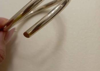 Bransoletka srebrna koło