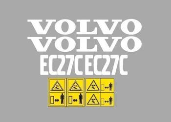 Naklejki oklejenie VOLVO EC27C Zamiennik