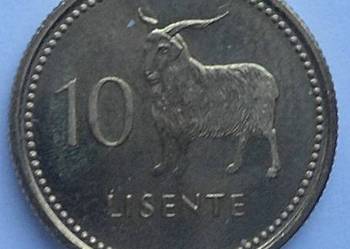 LESOTHO-10 LISENTE-2010 r (KOZA ANGORSKA)