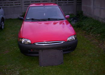 FORD ESCORT MK7 - Lusterko Lewe - Czarne/Kolor - (95 - 00r.)