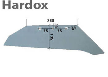 Lemiesz 300hektarów HARDOX SS1180/P części do pługa GASSNER