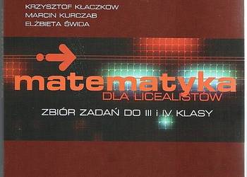MATEMATYKA DLA LICEALISTÓW ZBIÓR ZADAŃ KLASA 3