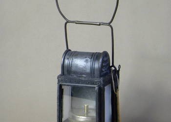 Kolekcjonerska karbidowa lampa kolejowa rok 1945 Belgia - zabytek