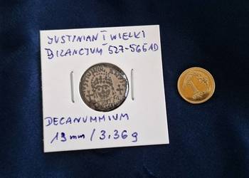 Bizancjum - Justynian I Wielki 527-565 n.e. (decanummium - 10 nummus)