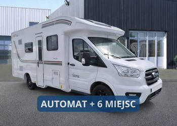 samochody kempingowe Giottiline Siena 386F - Półintegra dla 6 osób, Automa…