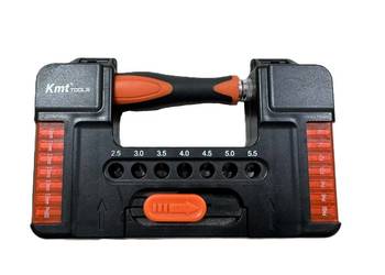 Zestaw końcówek wkrętakowych precyzyjnych z wkrętakiem