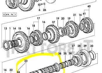 Wałek 0.009.7643.3/30 Same SDF