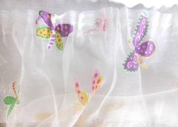 FIRANKA dziewczęca Motyle 265x203h stan bdb-