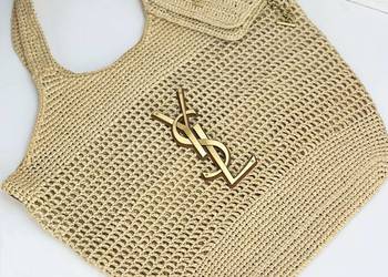 Saint Laurent Torba  tote Icare Maxi z rafii