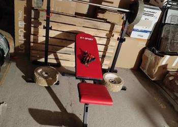 Ławeczka do ćwiczeń 2x Sztanga Gryf Ławka