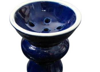 Cybuch do Shishy Hookah Bowl do Sziszy Ceramiczny Duży Niebieski
