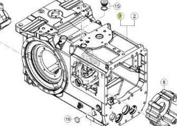 Claas Axion 870 Obudowa Tylnego Mostu 0011430140 0011430190