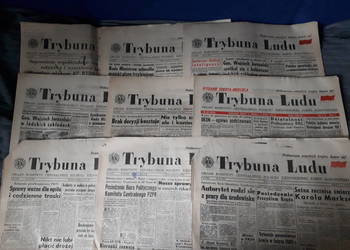 Trybuna Ludu 9sztuk 1983 15.03, 17.03, 14.03, 11.03