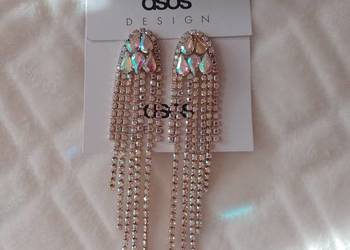 ASOS/ Maxi długie, bogato zdobione kolczyki z Londynu