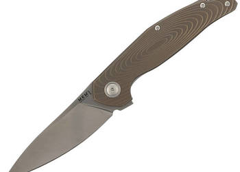 Nóż składany MKM Goccia Bronze Stonewashed Titanium, Satin M390 by Jens An…