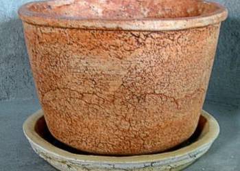 Ceramiczna donica 24 x 24 cm.
