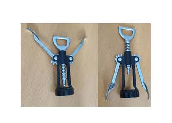 Otwieracz chromowany do Wina i Butelek Fackelmann Dźwignia Stylowy Funkcjon