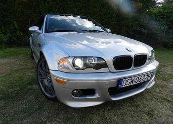 BMW M3 E46 CABRIO 343KM M Power IMPORT CALIFORNIA PIĘKNA NAPPA HK  KLIMA